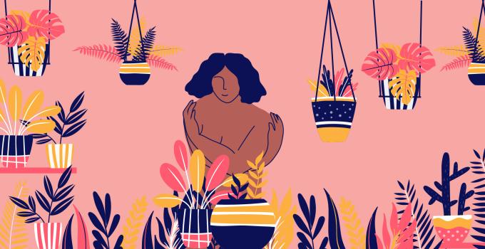 "Self-care". Illustrations by Paru Ramesh