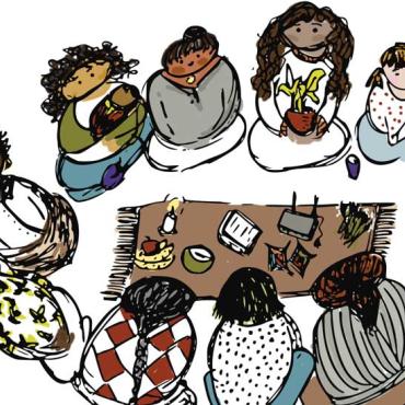An illustrated journey of women in community networks