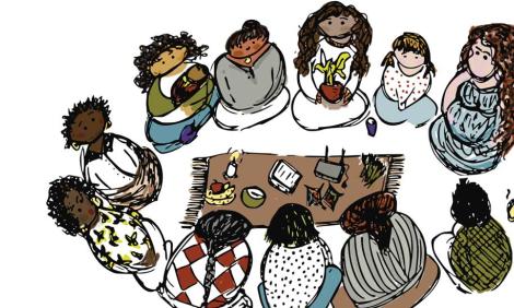 An illustrated journey of women in community networks